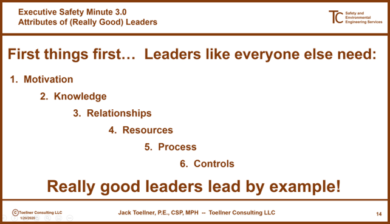 ESM 3.0: Attributes of (Really Good) Leaders