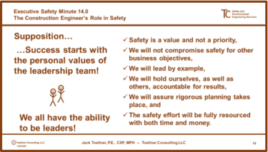 ESM 14.0: The Construction Engineer’s Role in Safety